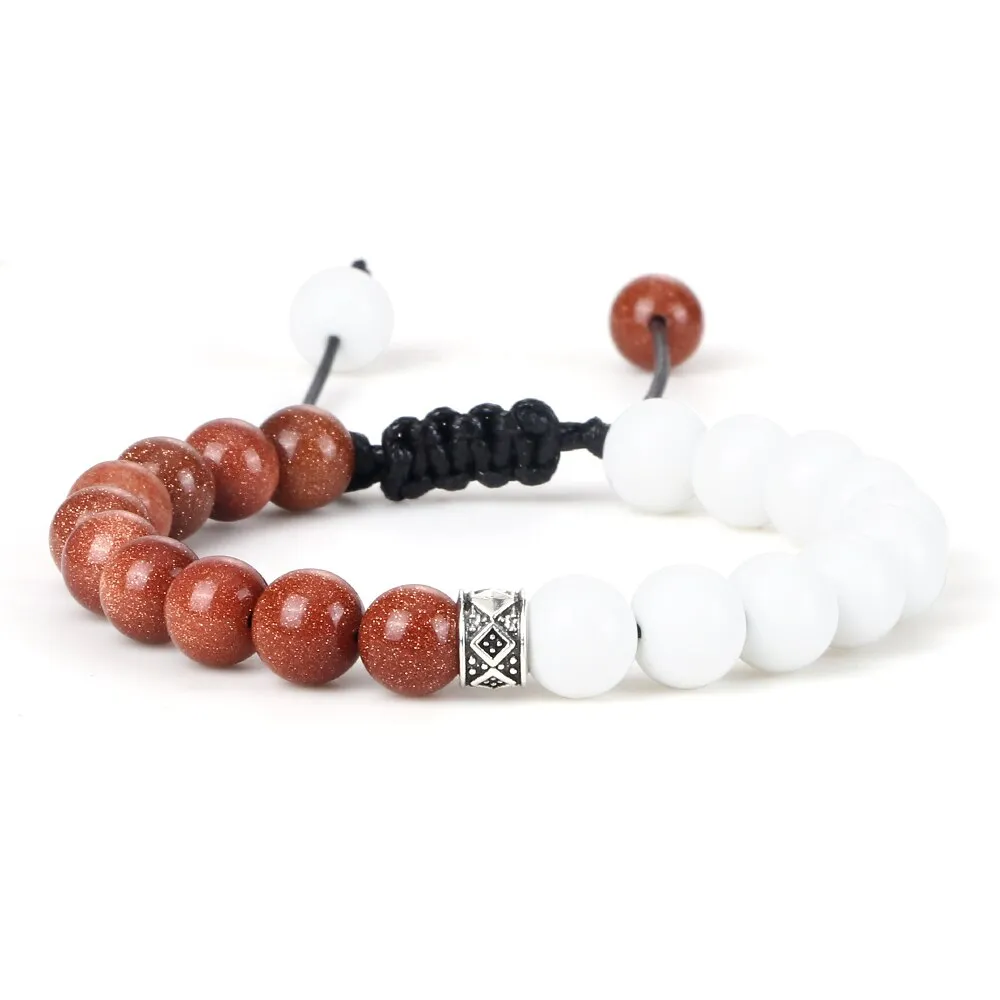 Fire Agates Onyx Beads Bracelet Bangles Healing Stone