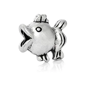 Fish Bead Compatible for Most European Snake Chain Bracelet
