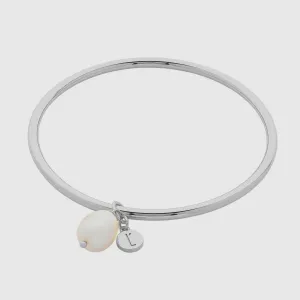 Florence Silver Bangle