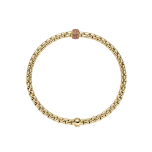 FOPE Eka Flex'it Bracelet with Pink Sapphire Pavé