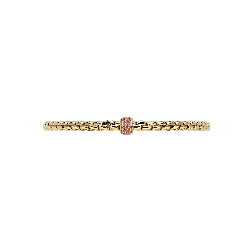 FOPE Eka Flex'it Bracelet with Pink Sapphire Pavé