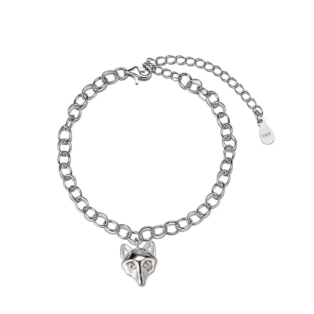 Fox Charm Chain Bracelet