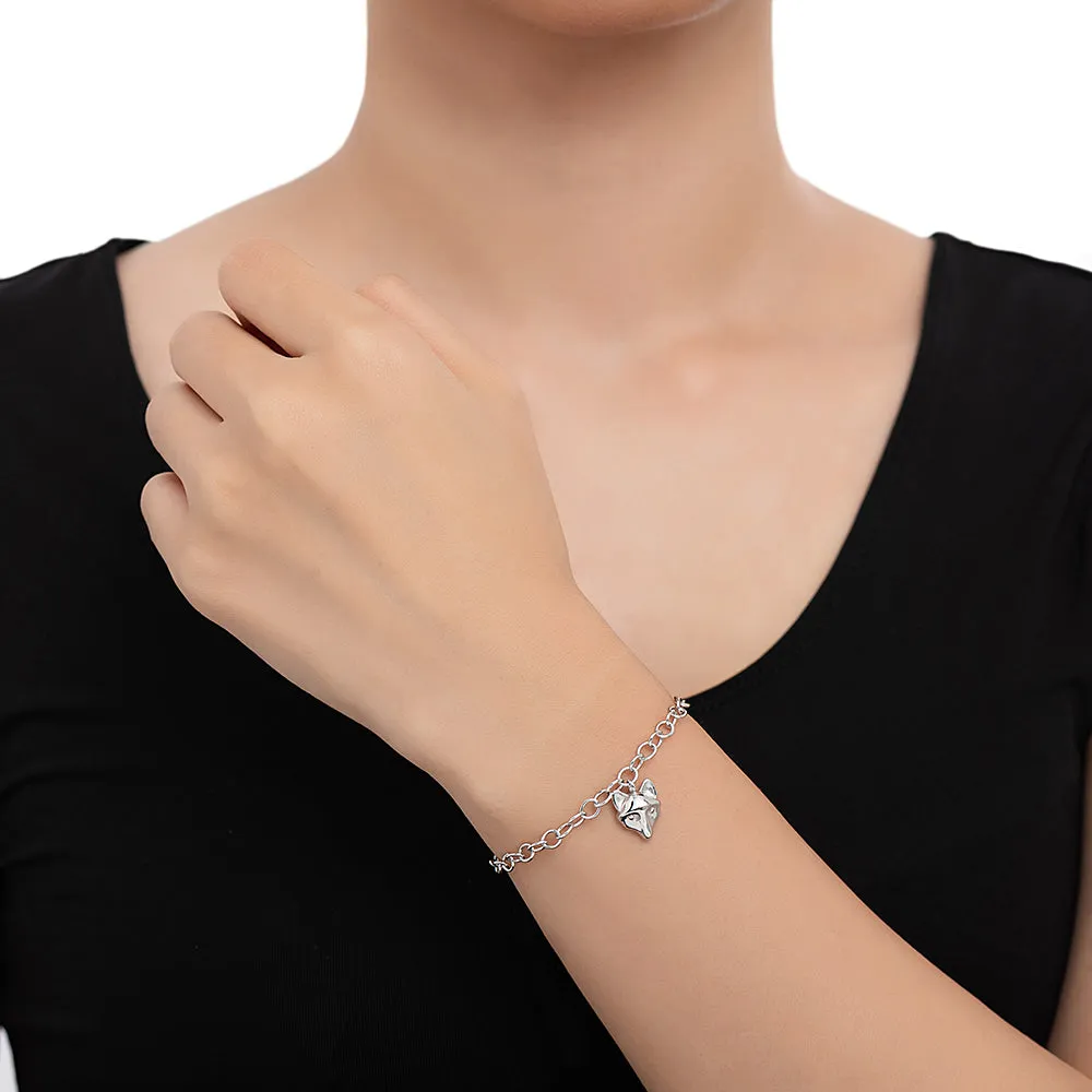 Fox Charm Chain Bracelet