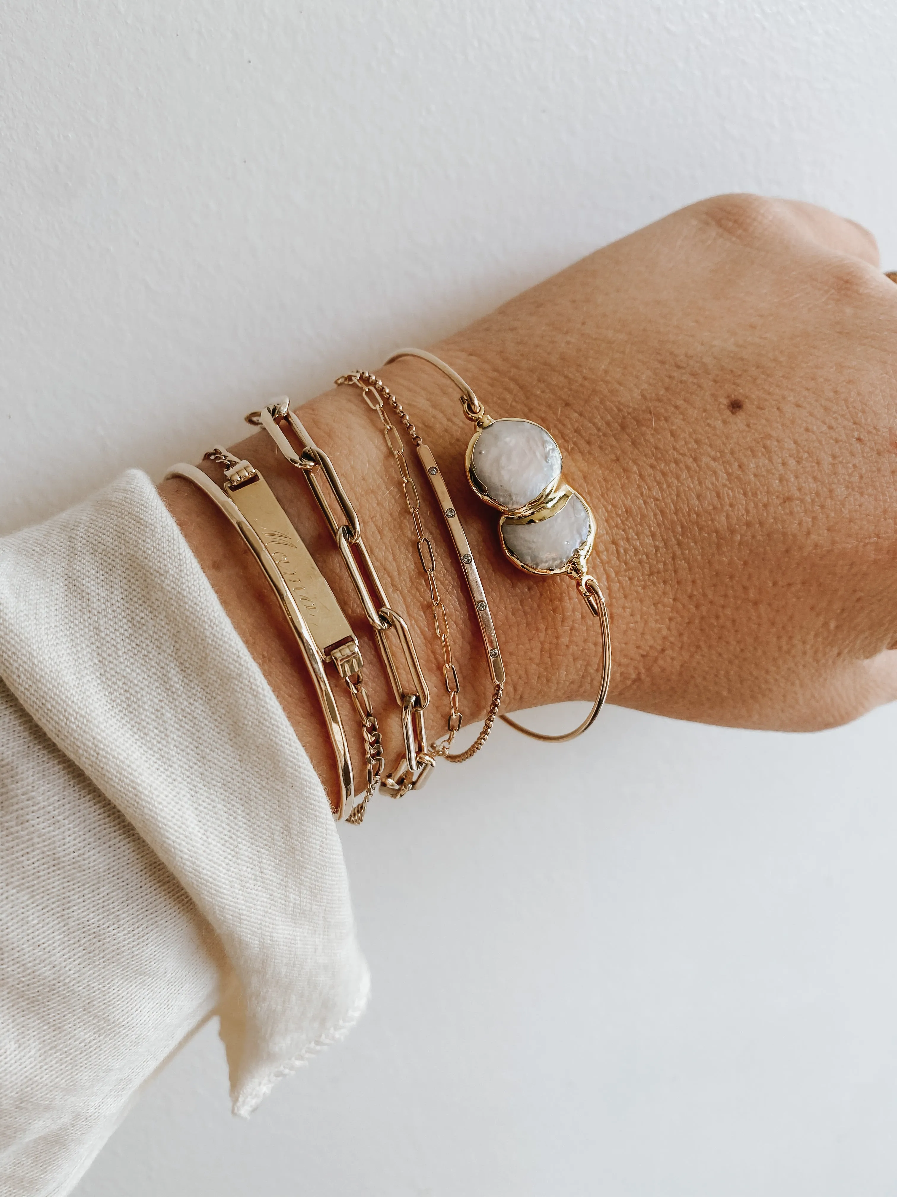 FRESH WATER PEARL BANGLE