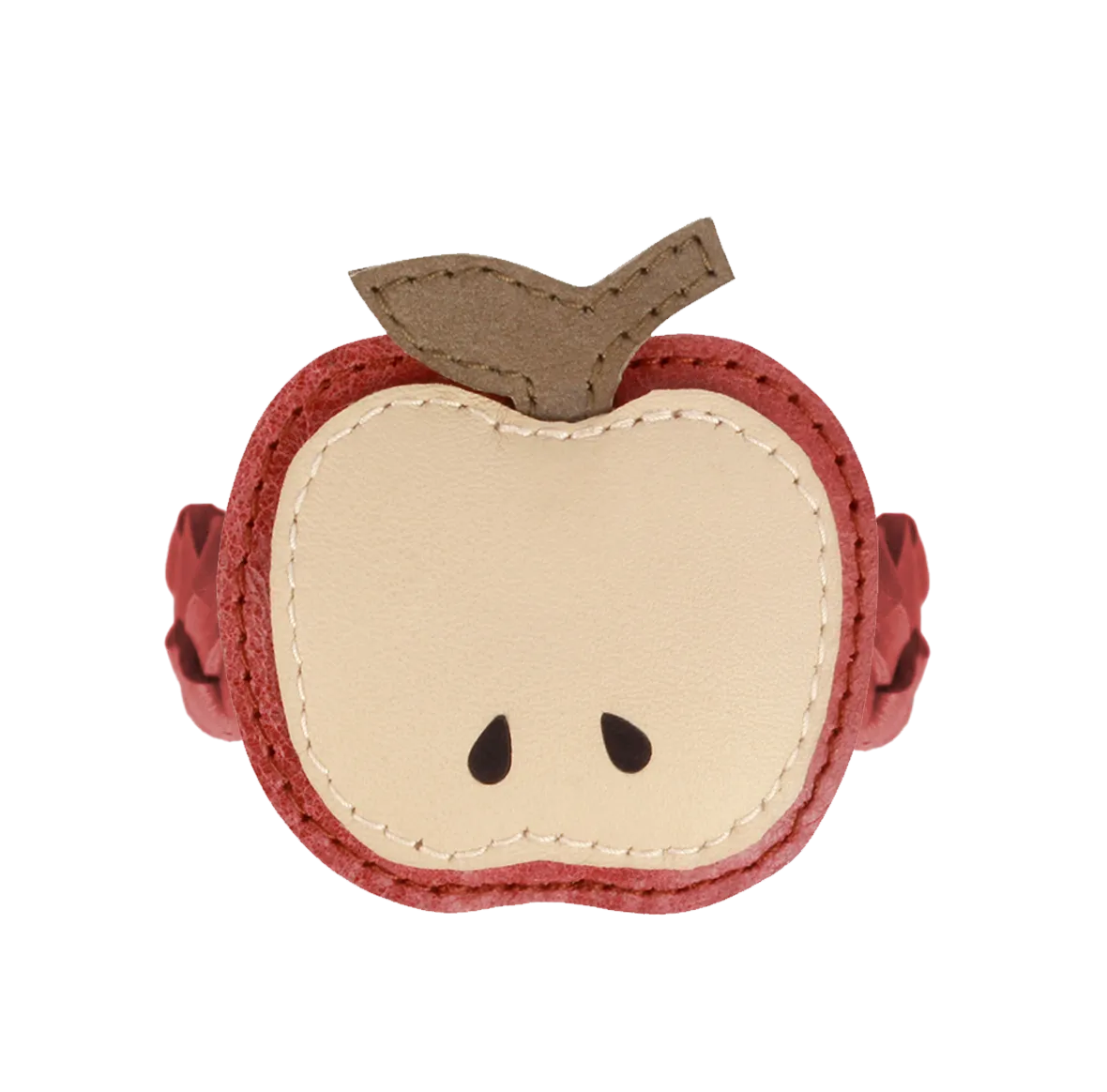 Fruzi Bracelet | Apple | Scarlet Classic Leather