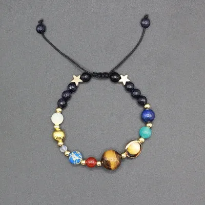 Galaxy Solar System Natural Stone Beads