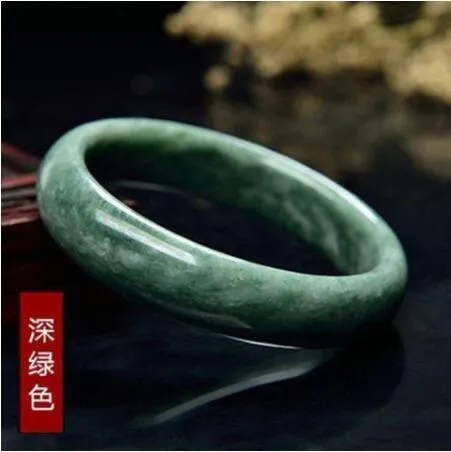 Genuine Natural Green Jade Bangle Bracelet