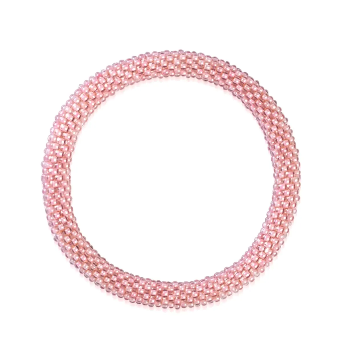 Georgia Peach | Himalayan Glass Bead Bracelet