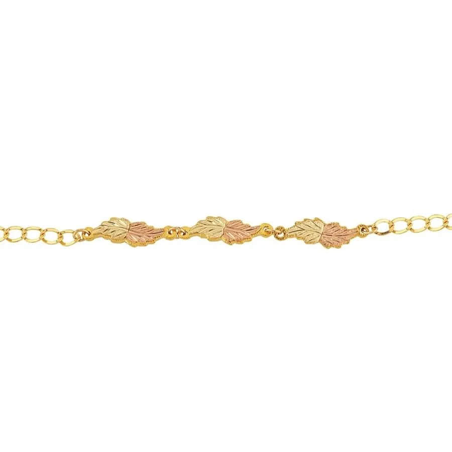 Gilded Leaves - Black Hills Gold Bracelet