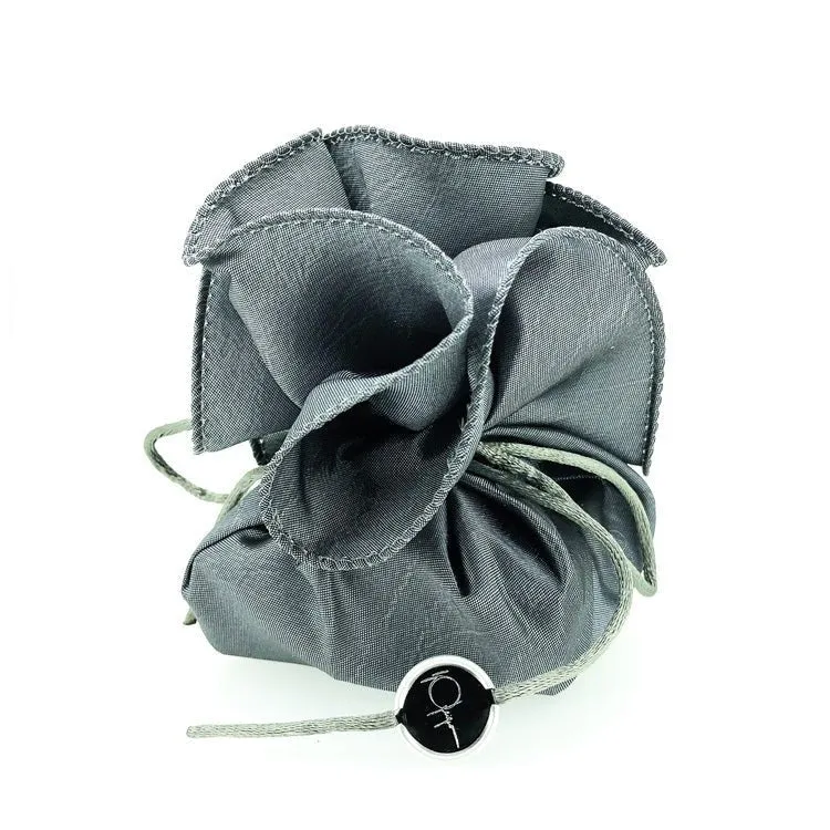 Ægishjálmur - Helm of Awe Leather Bracelet with 18k