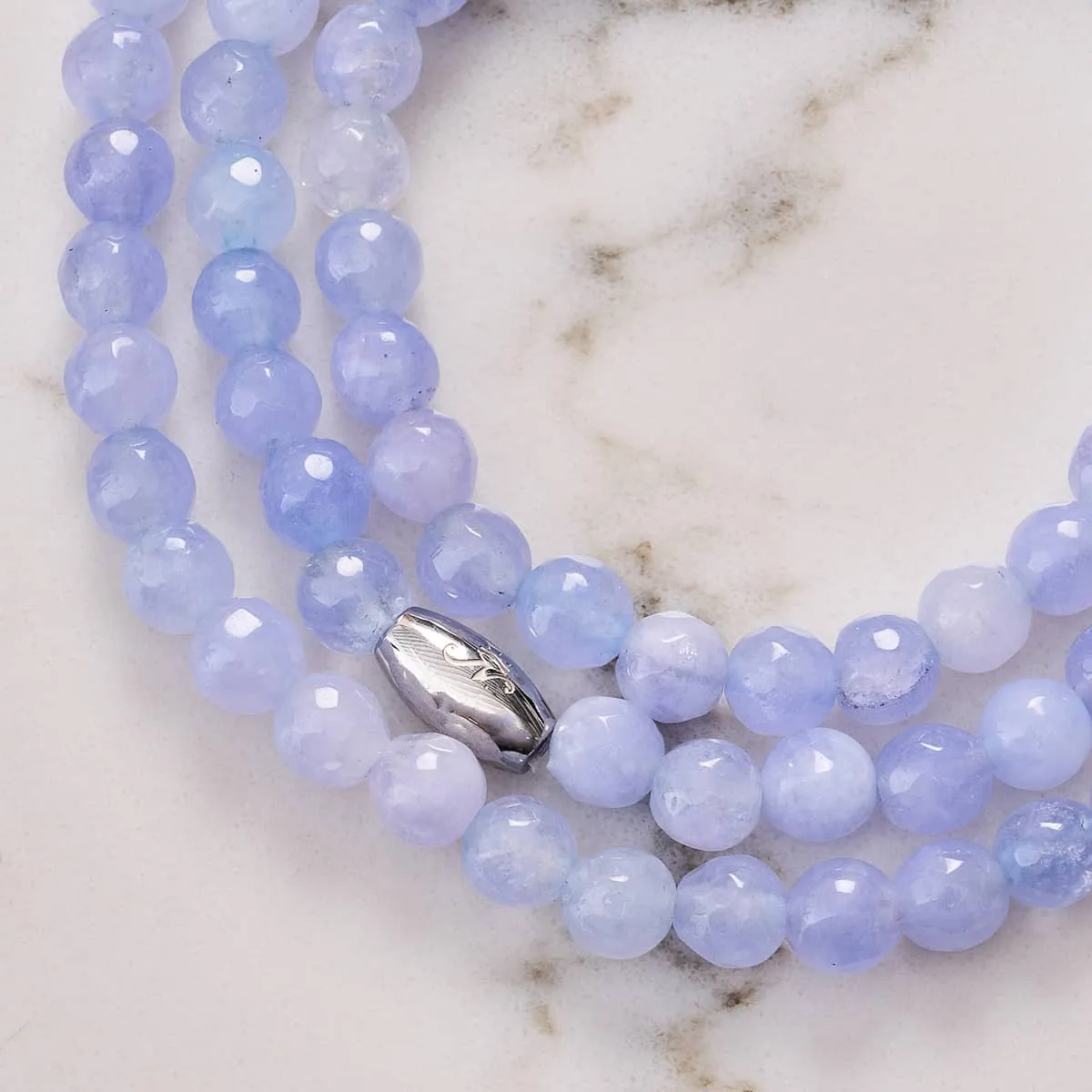 Glacier Blue Jade | Silver | Gemstone Wrap