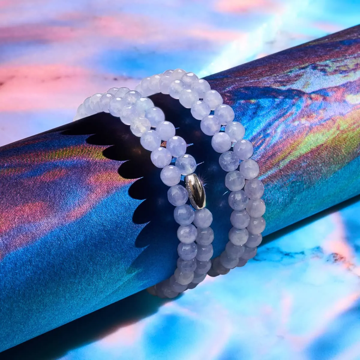 Glacier Blue Jade | Silver | Gemstone Wrap