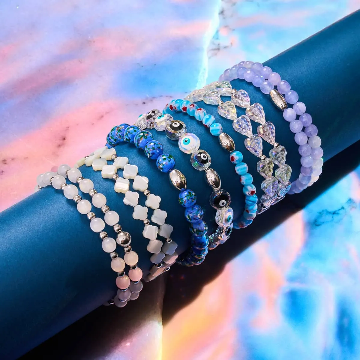 Glacier Blue Jade | Silver | Gemstone Wrap