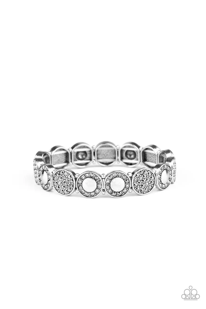 Glamour Garden Silver Paparazzi Bracelet