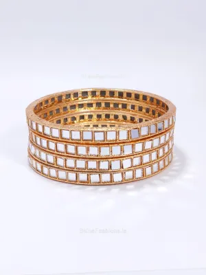 Gold Design Bangles Bracelet Set