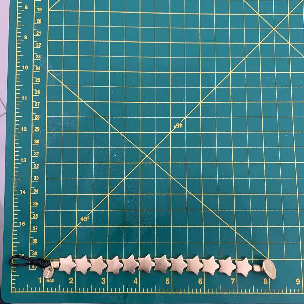 Gold Star Line Bracelet
