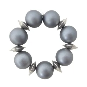 Gray kimoyo bead bracelet