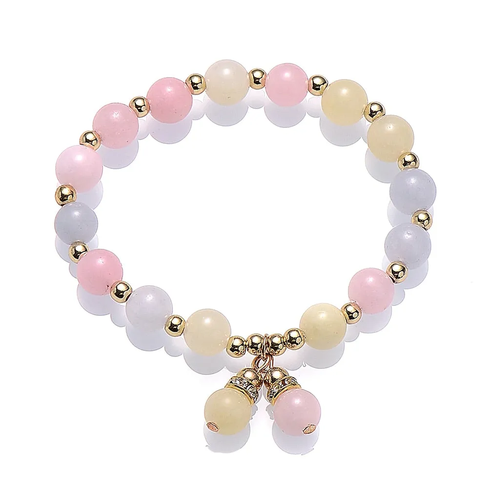 Green Aventurine Stone Bracelet Irregular Beads