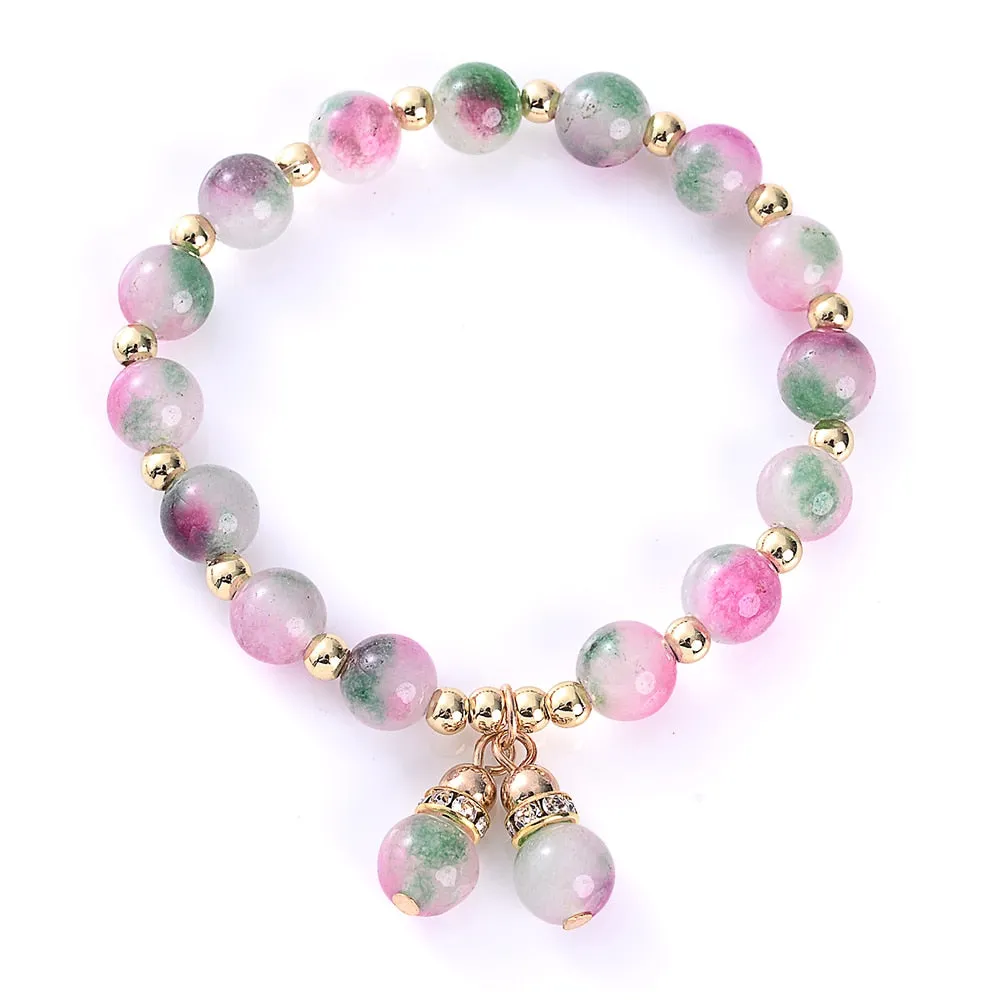 Green Aventurine Stone Bracelet Irregular Beads