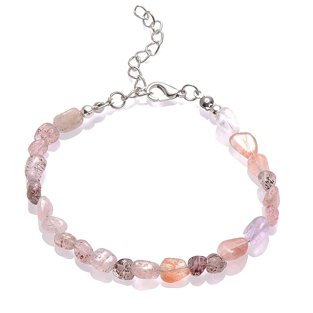Green Aventurine Stone Bracelet Irregular Beads