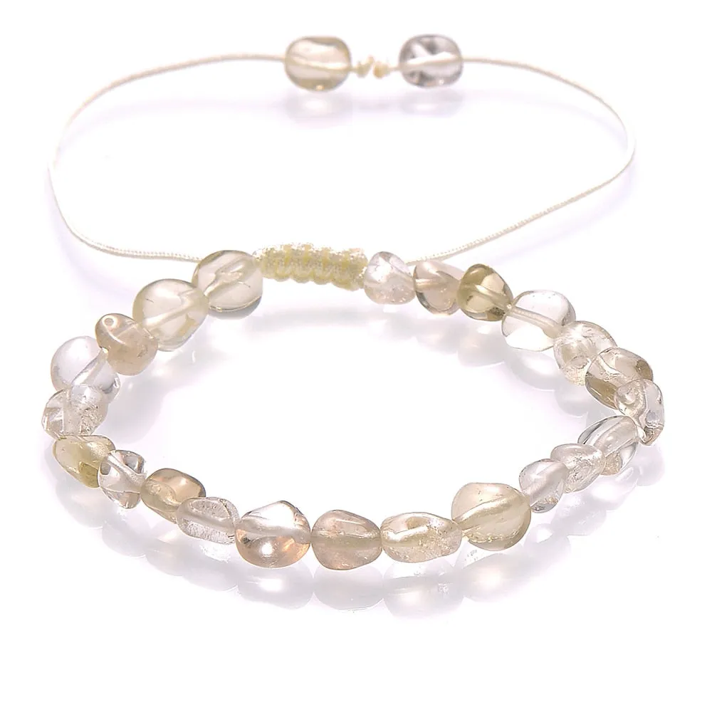 Green Aventurine Stone Bracelet Irregular Beads