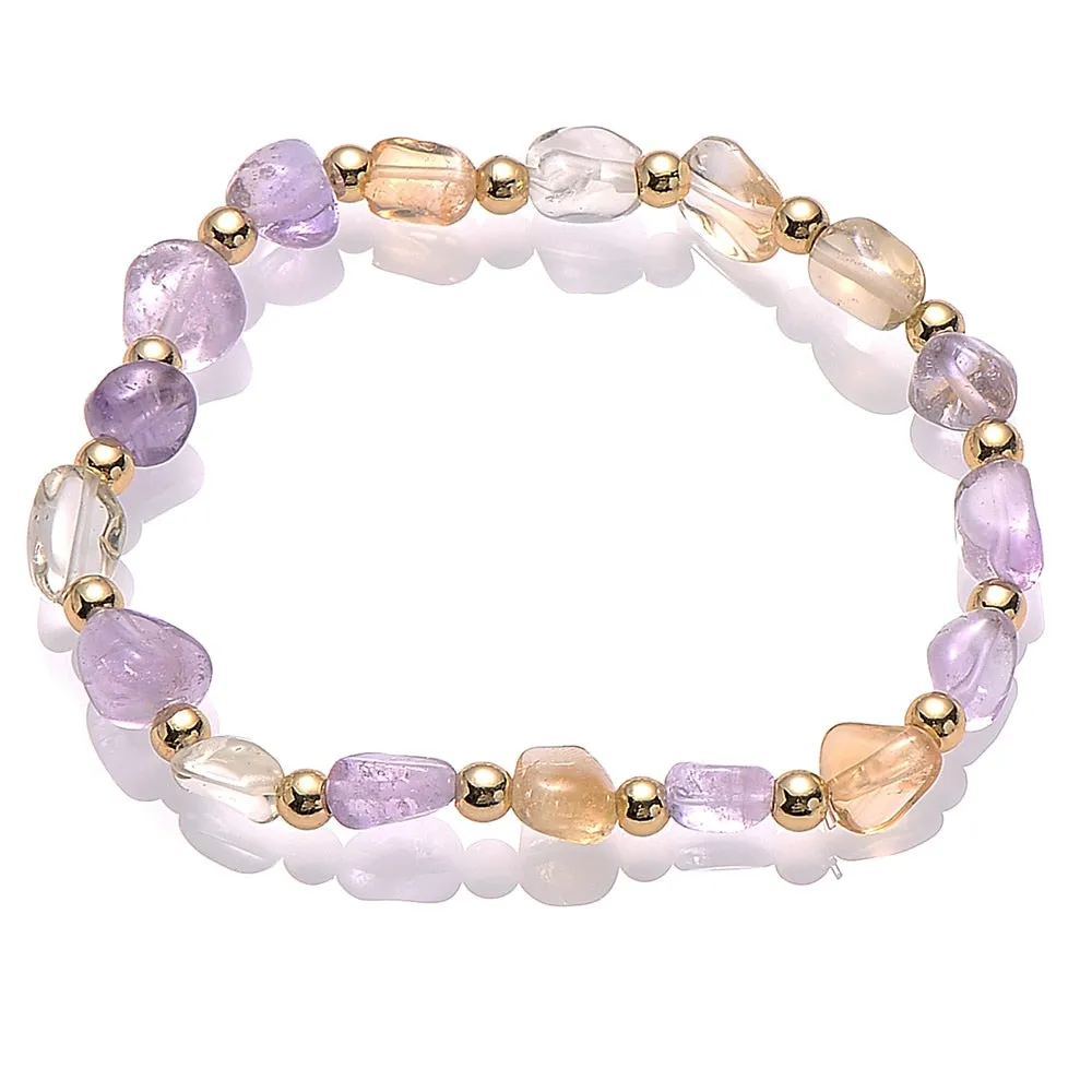 Green Aventurine Stone Bracelet Irregular Beads