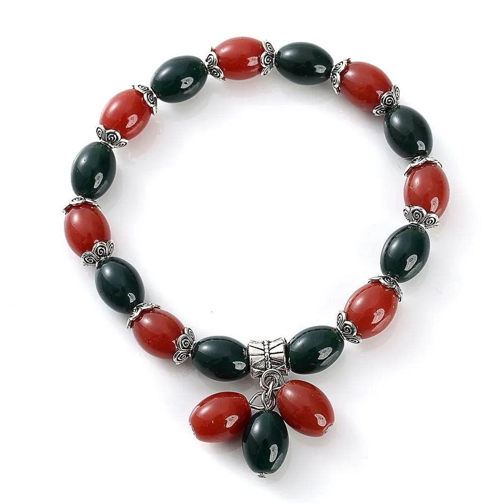 Green Aventurine Stone Bracelet Irregular Beads