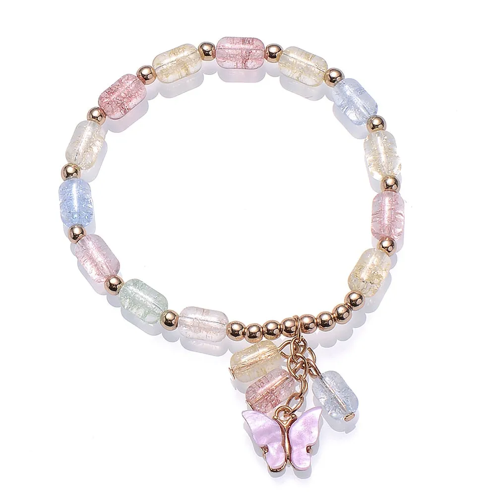 Green Aventurine Stone Bracelet Irregular Beads