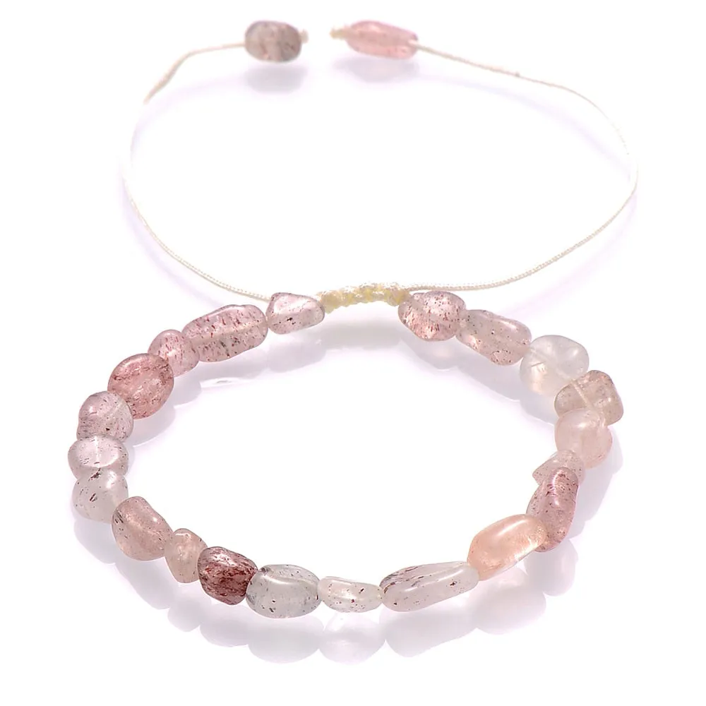 Green Aventurine Stone Bracelet Irregular Beads