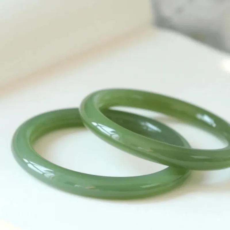 Green Jade Boho Stone Bracelets