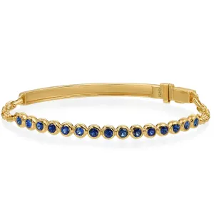 Gumuchian Blue Sapphire Moonlight Bracelet