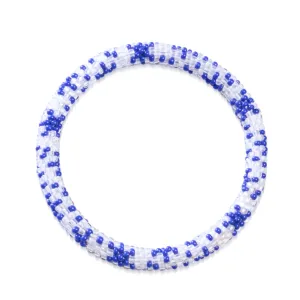 Hailstorm | Himalayan Glass Bead Bracelet