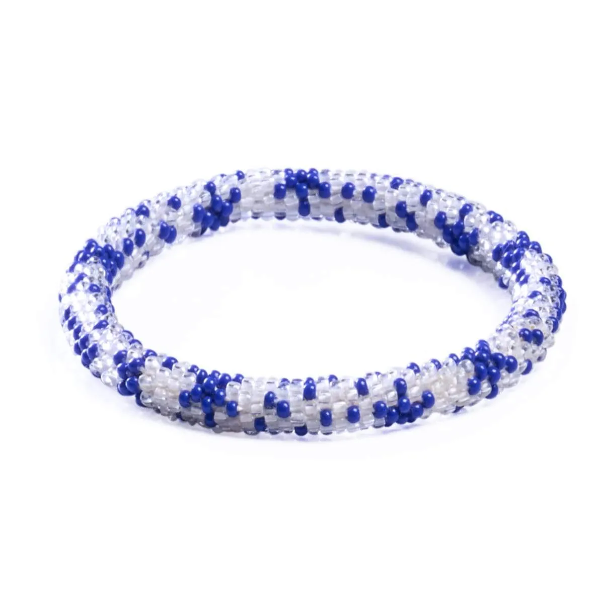 Hailstorm | Himalayan Glass Bead Bracelet