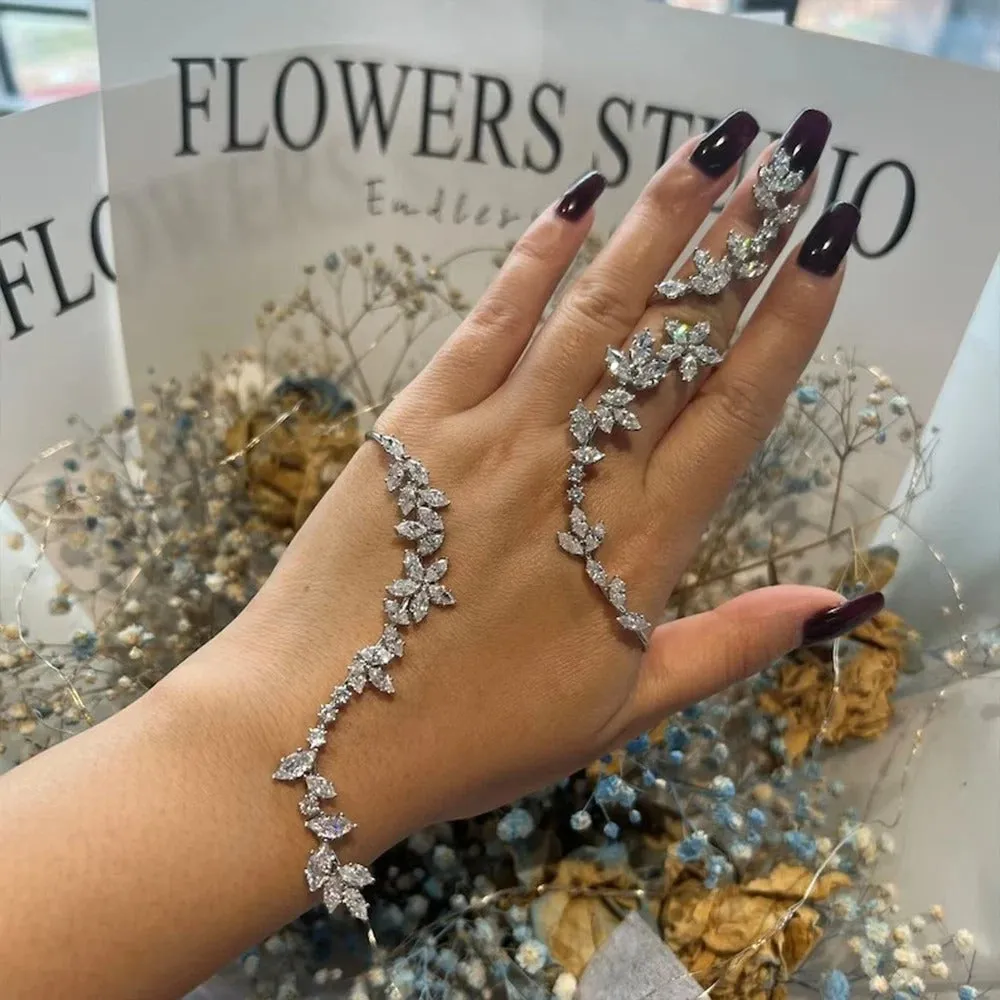 Hand Zircon Palm Bracelet