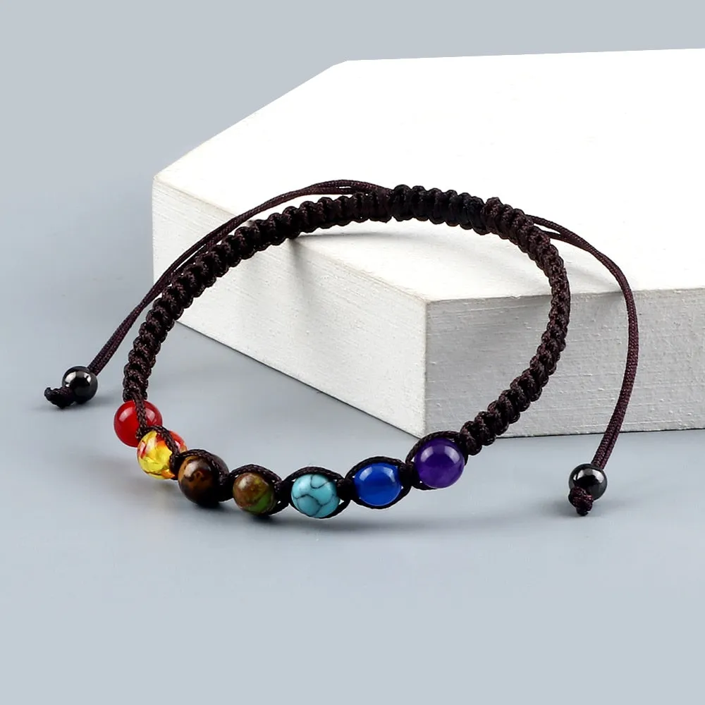 Handmade Beads Bracelet 6mm Natural Stone String