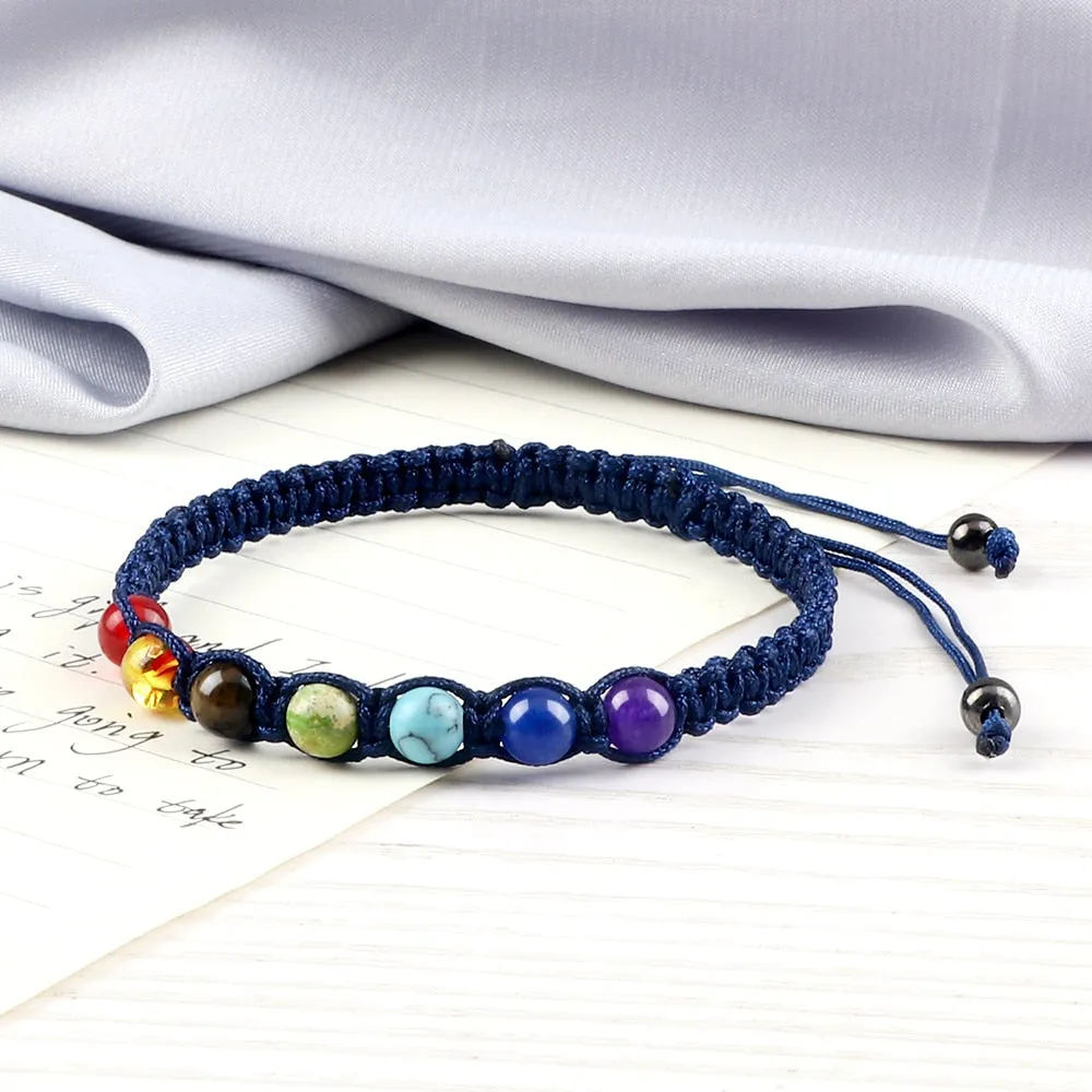 Handmade Beads Bracelet 6mm Natural Stone String