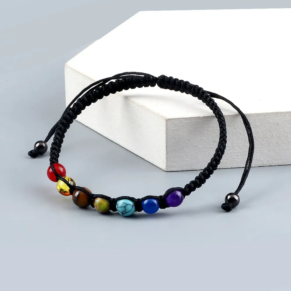 Handmade Beads Bracelet 6mm Natural Stone String