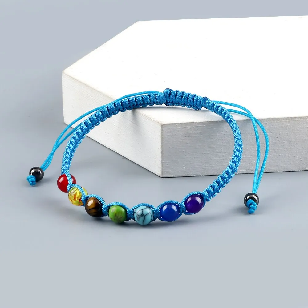 Handmade Beads Bracelet 6mm Natural Stone String