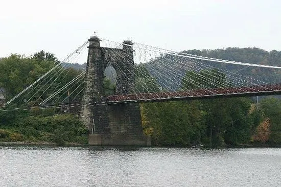 Handmade Sterling Silver "Wheeling Suspension Bridge" Bead