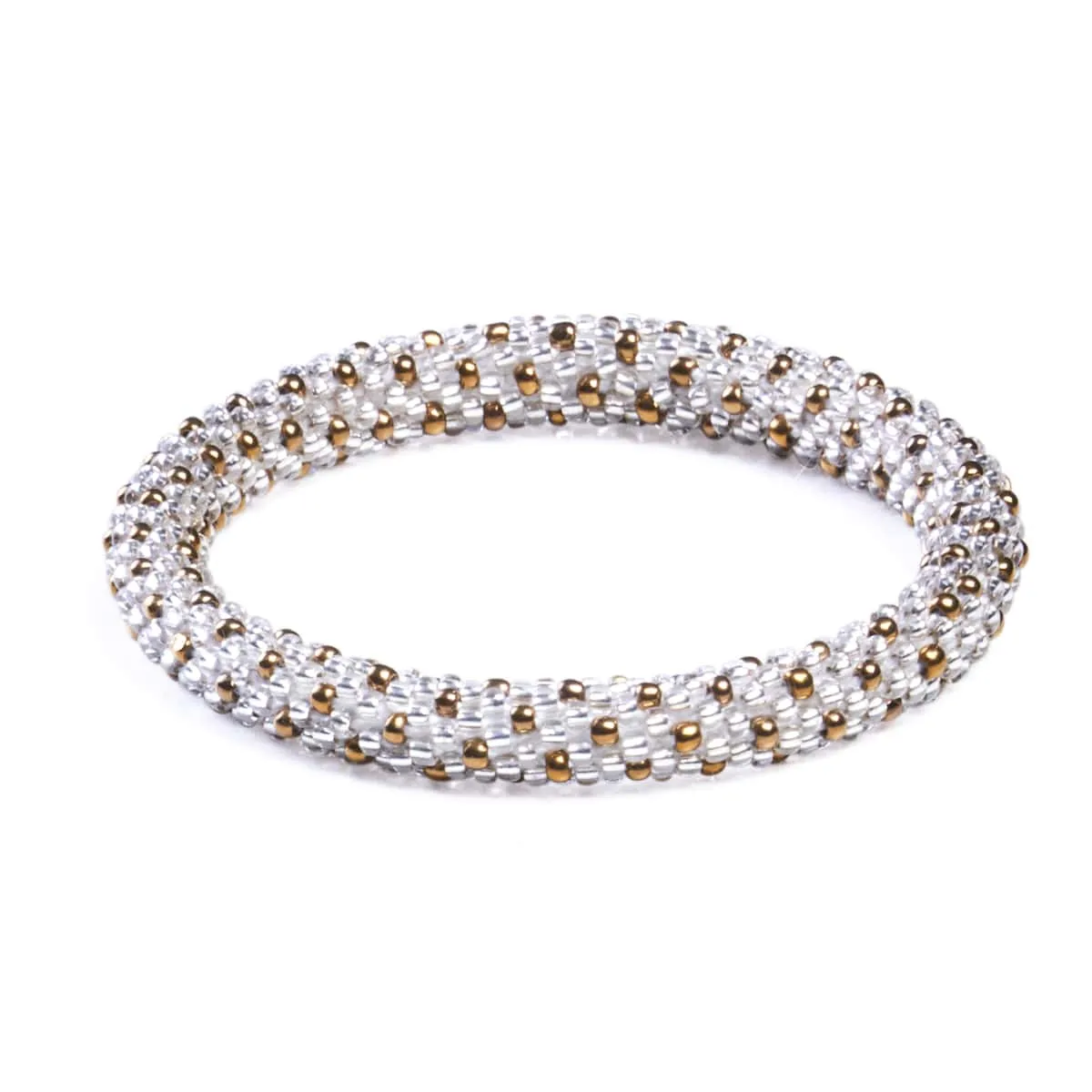Hazelnut Cake | Himalayan Glass Bead Bracelet