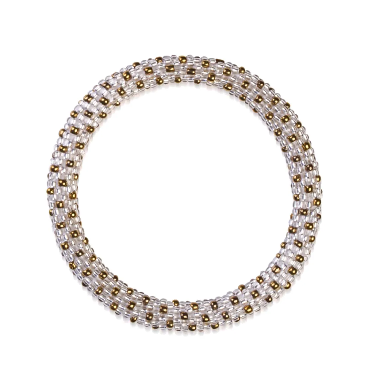 Hazelnut Cake | Himalayan Glass Bead Bracelet