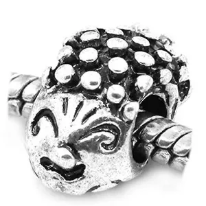 Hedgehog Charm European Bead Compatible for Most European Snake Chain Bracelet