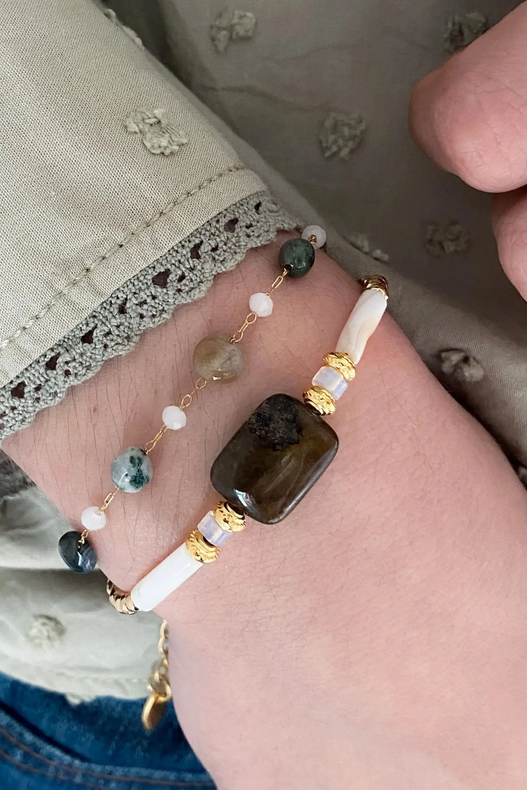 Hematite Gemstone Bracelet