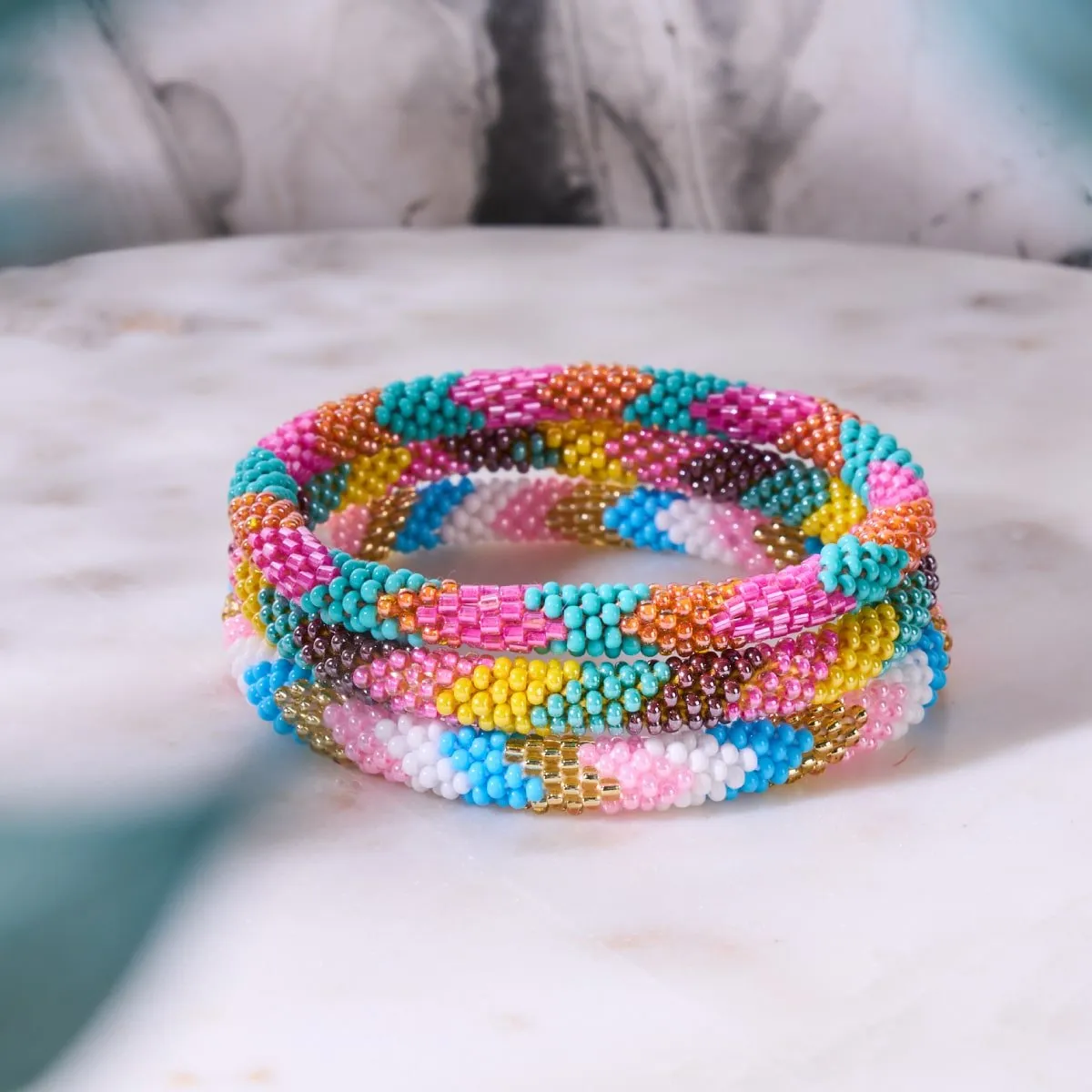 Himalayan Candy | Himalayan Glass Bead Bracelet