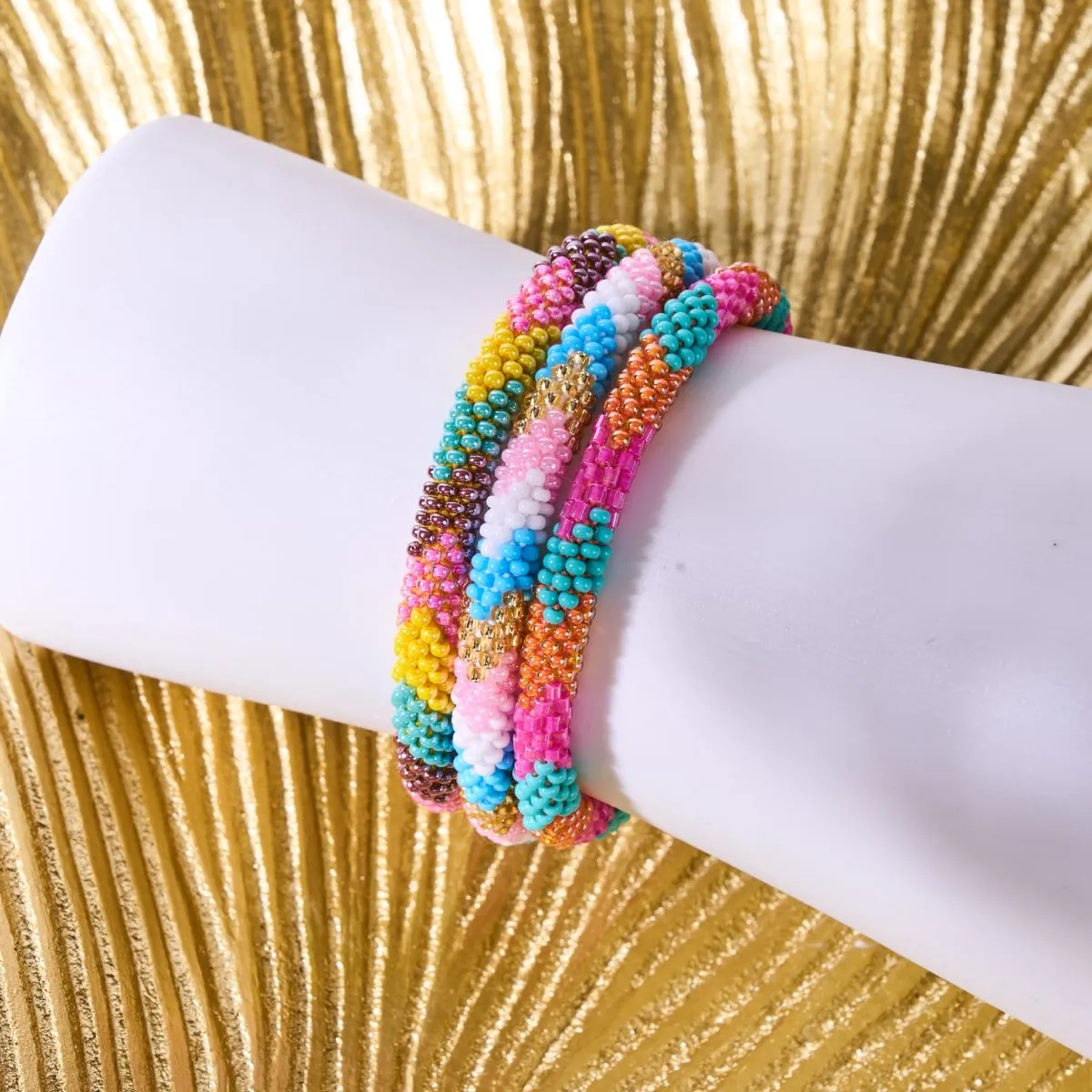 Himalayan Candy | Himalayan Glass Bead Bracelet