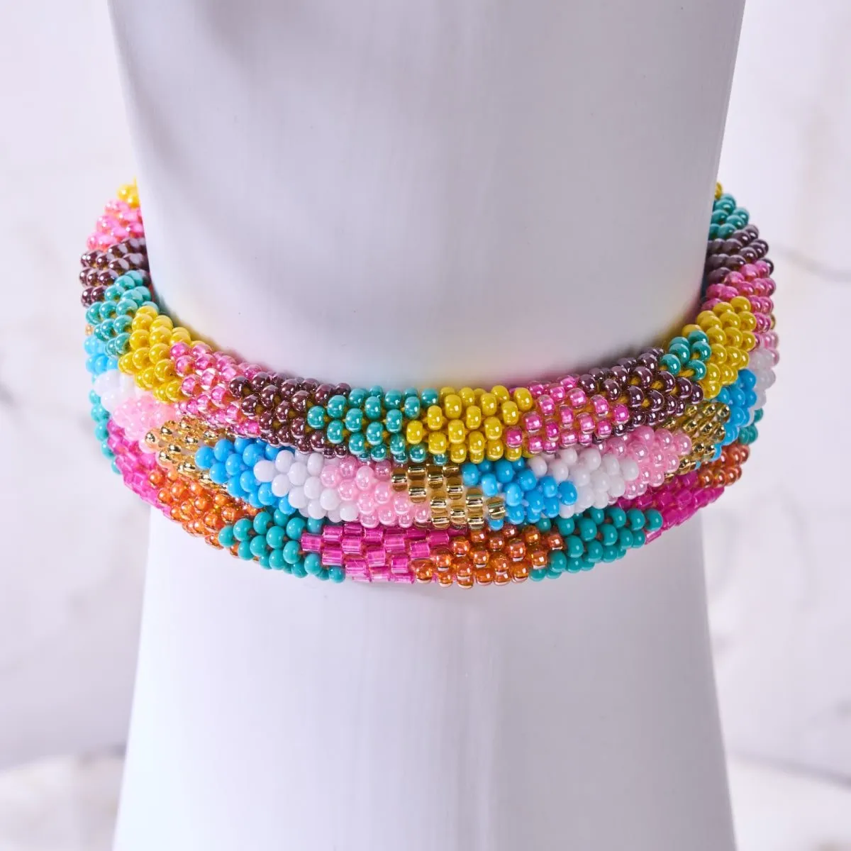 Himalayan Candy | Himalayan Glass Bead Bracelet