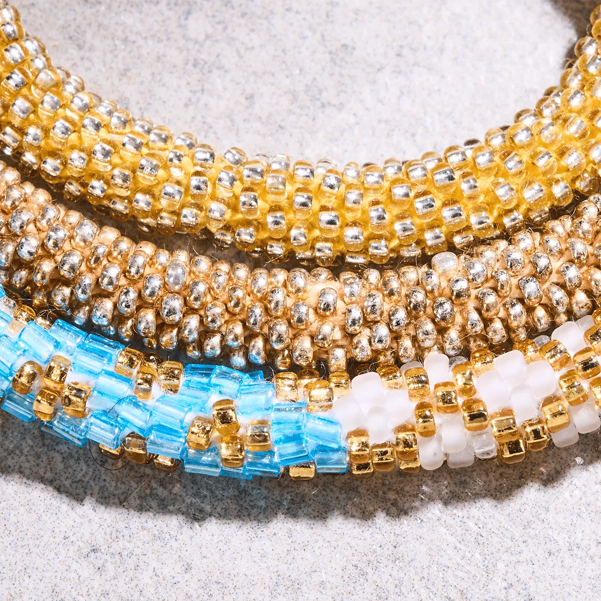 Honeysuckle | Himalayan Glass Bead Bracelet