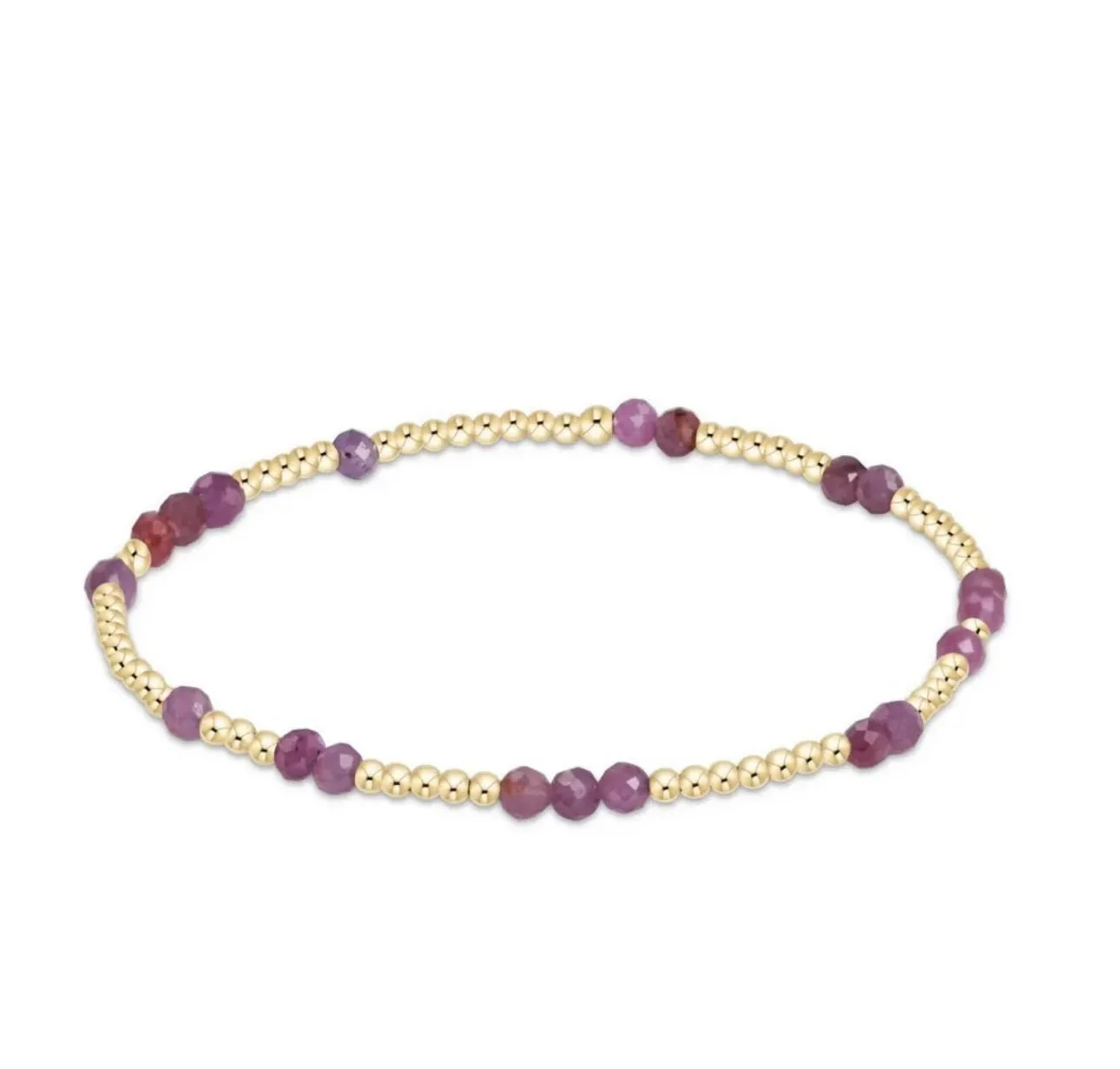 Hope Unwritten Gemstone Bracelet - Ruby