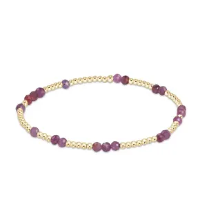 Hope Unwritten Gemstone Bracelet - Ruby