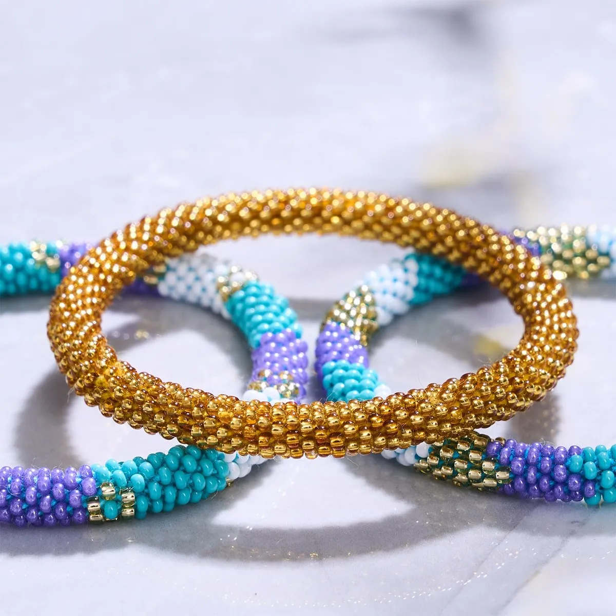 Hummingbird | Himalayan Glass Bead Bracelet
